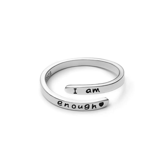 I Am Enough ❤️ Ring med kort